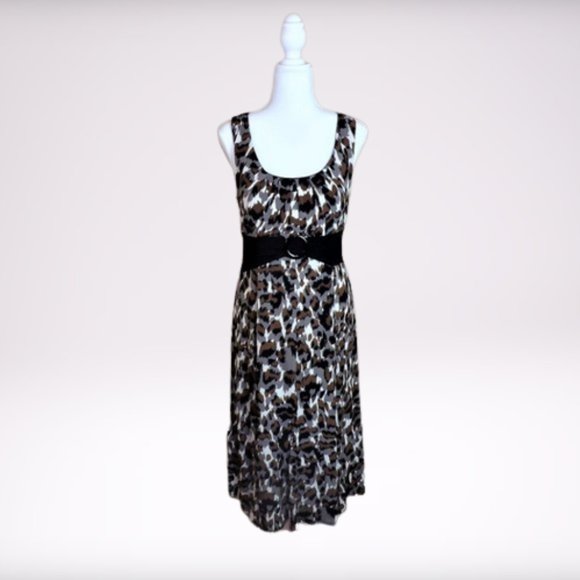 'Perceptions New York' Animal Print Dress Size 12 - Picture 2 of 9